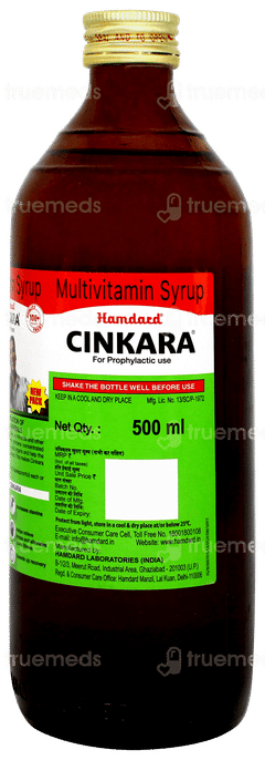 Hamdard Cinkara Syrup 500ml