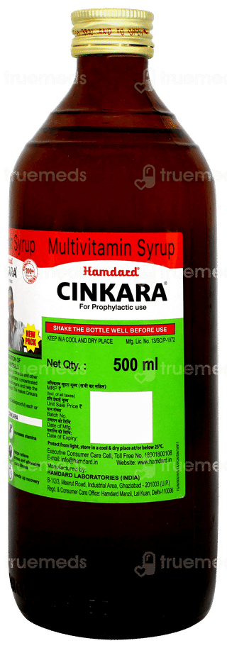 Hamdard Cinkara Syrup 500ml