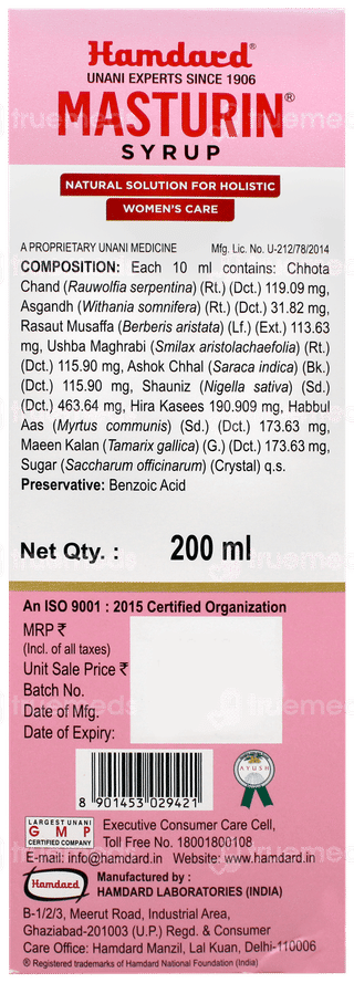 Hamdard Masturin 200ml