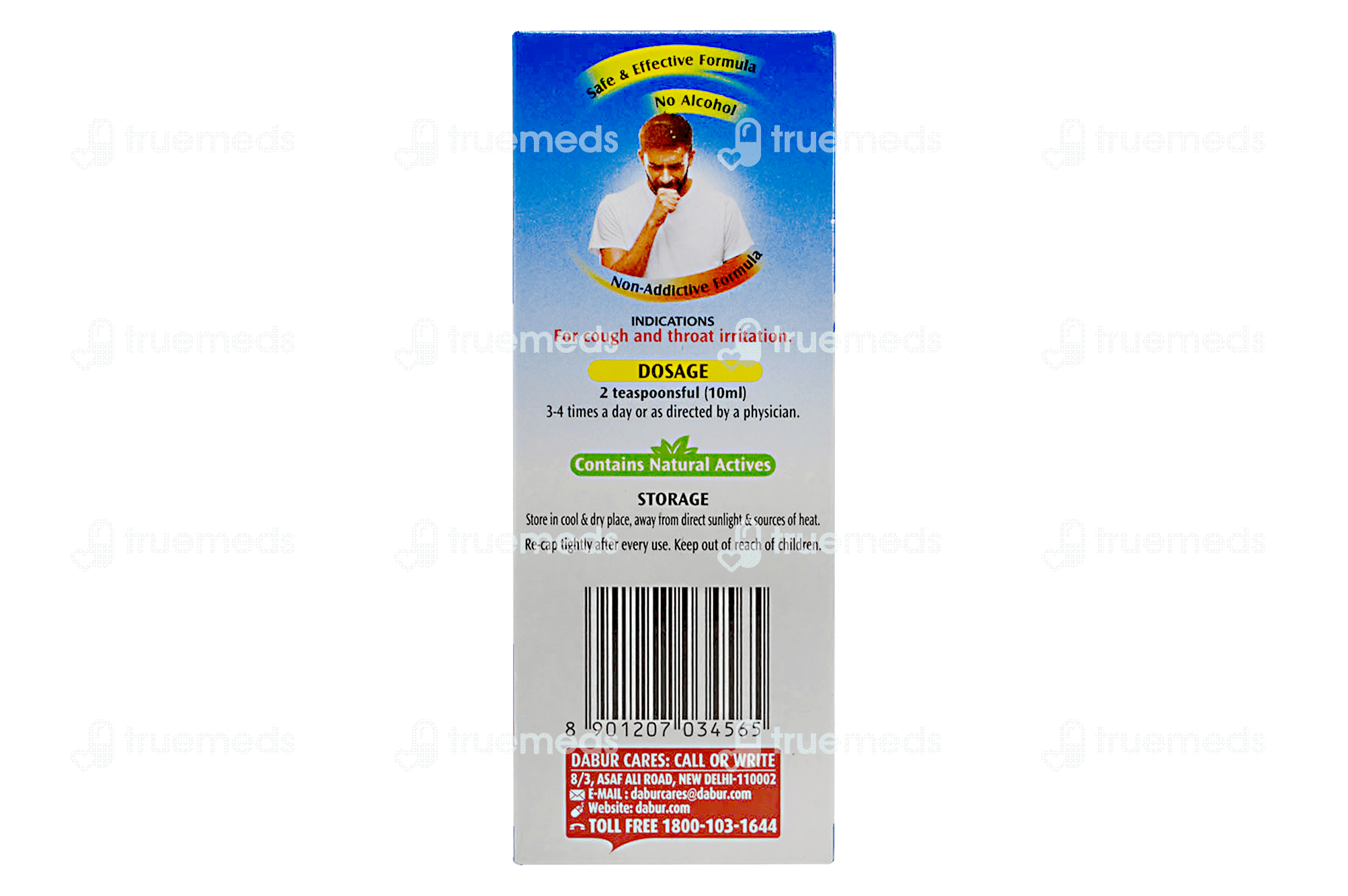 Dabur Honitus Herbal Cough Remedy Sugar Free Syrup 100 Ml Uses, Side Effects, Dosage, Price