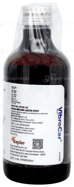 Vibrocar Chocolate Flavour Syrup 200ml