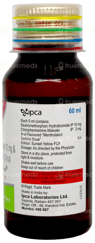 Solvin Sugar Free Cough Syrup 60Ml