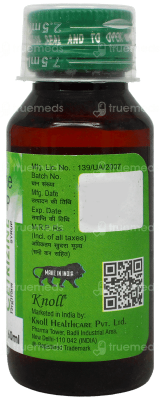 Cetrizine Syrup 60Ml