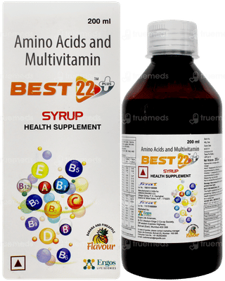 Best 22 Plus Banana And Pineapple Flavour Syrup 200ml