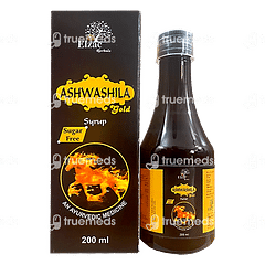 Elzac Ashwashila Gold Sugar Free Syrup 200 ML