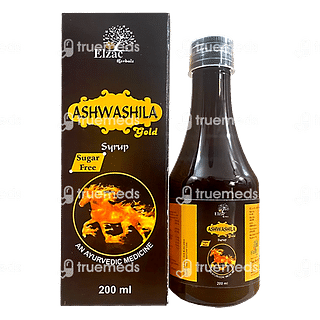 Elzac Ashwashila Gold Sugar Free Syrup 200 ML