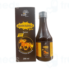 Elzac Ashwashila Gold Sugar Free Syrup 200 ML