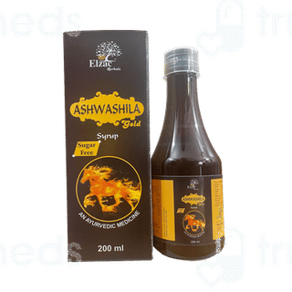 Elzac Ashwashila Gold Sugar Free Syrup 200 ML