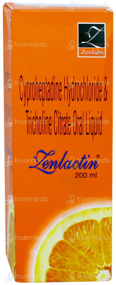 Zenlactin Orange Flavour Liquid 200ml Zenlactin Orange Flavour Liquid 200ml
