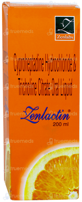 Zenlactin Orange Flavour Liquid 200ml