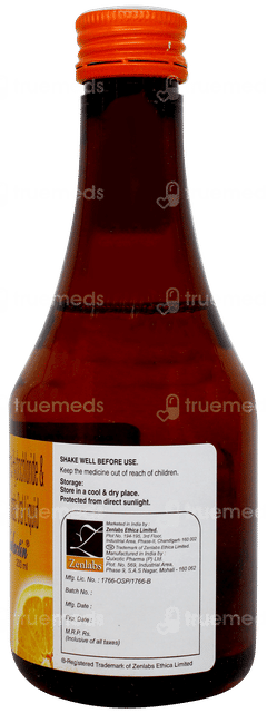 Zenlactin Orange Flavour Liquid 200ml Zenlactin Orange Flavour Liquid 200ml
