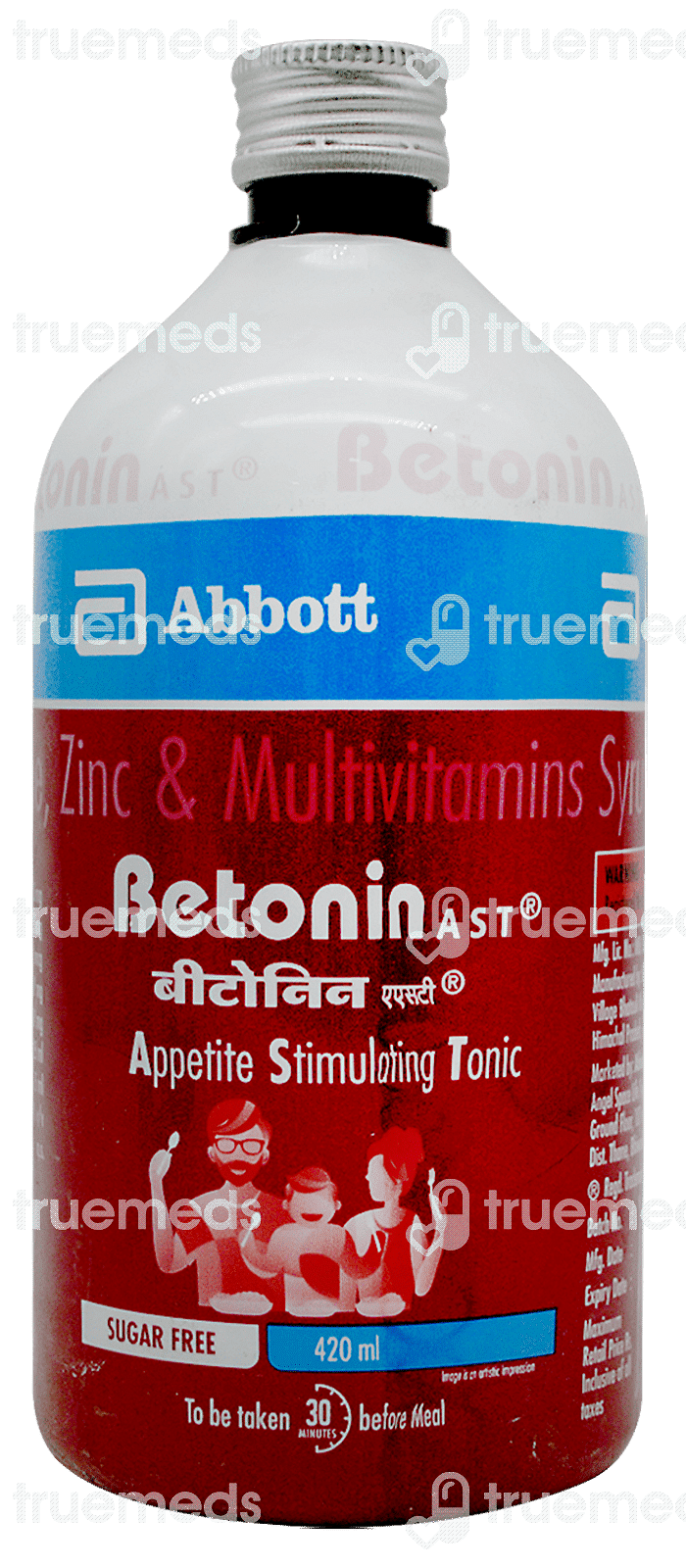 Betonin Ast Sugar Free Syrup 420 Ml - Uses, Side Effects, Dosage, Price ...