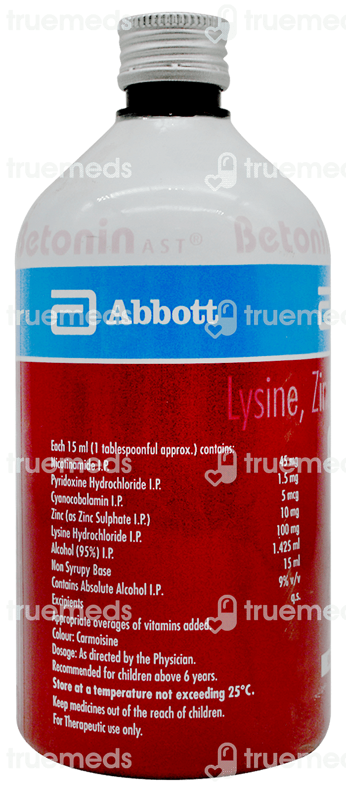 Betonin Ast Sugar Free Syrup 420 Ml - Uses, Side Effects, Dosage, Price ...