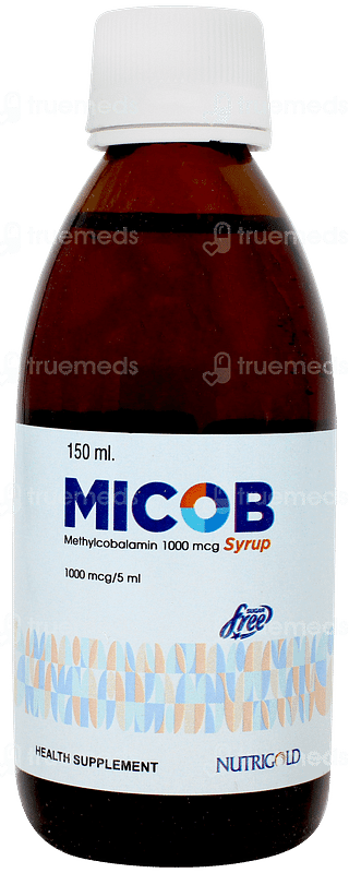 Micob Sugar Free Syrup 150ml