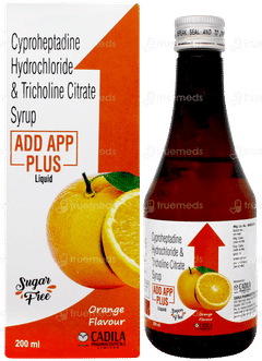 Add App Plus Orange Flavour Sugar Free Liquid 200ml Add App Plus Orange Flavour Sugar Free Liquid 200ml