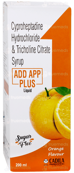 Add App Plus Orange Flavour Sugar Free Liquid 200ml