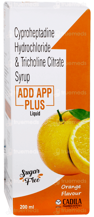 Add App Plus Orange Flavour Sugar Free Liquid 200ml