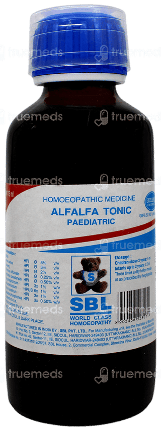 Sbl Alfalfa Tonic Paedritic 115 ML