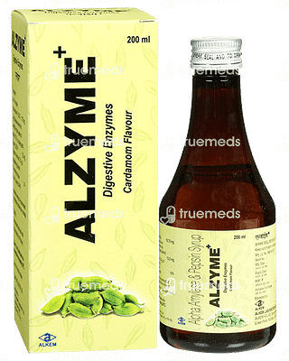 Alzyme Plus Cardamom Syrup 200 ML