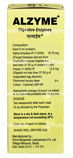 Alzyme+ Cardamom Flavour Syrup 200ml Alzyme+ Cardamom Flavour Syrup 200ml