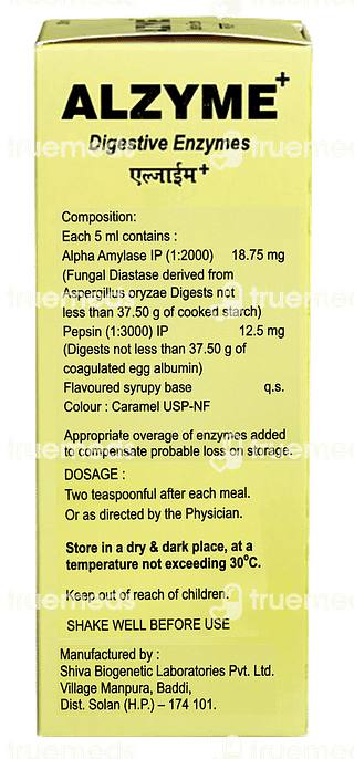 Alzyme Plus Cardamom Syrup 200 ML