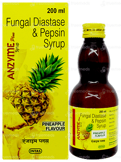 Anzyme Plus Pineapple Flavour Syrup 200ml