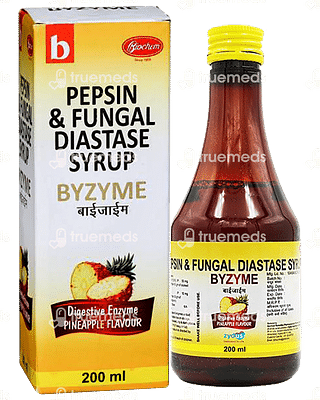 Byzyme Pineapple Flavour  Syrup 200 ML