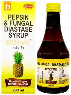Byzyme Pineapple Flavour Syrup 200ml Byzyme Pineapple Flavour Syrup 200ml