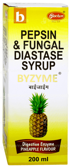 Byzyme Pineapple Flavour Syrup 200ml Byzyme Pineapple Flavour Syrup 200ml