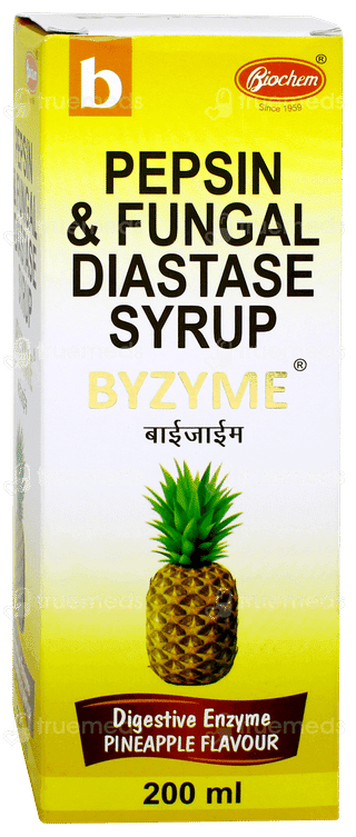 Byzyme Pineapple Flavour Syrup 200ml
