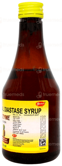 Byzyme Pineapple Flavour Syrup 200ml Byzyme Pineapple Flavour Syrup 200ml