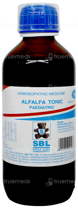 Sbl Alfalfa Paediatric Tonic 180Ml
