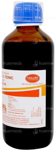 Sbl Alfalfa With Ginseng Tonic 180ml