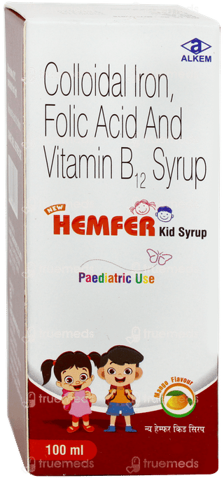 Hemfer New Kid Mango Flavour Syrup 100ml