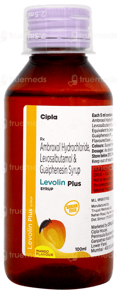 Levolin Plus Mango Flavour Sugar Free Syrup 100ml Levolin Plus Mango Flavour Sugar Free Syrup 100ml