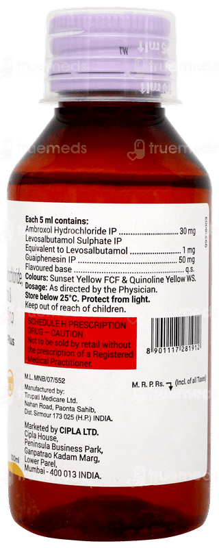 Levolin Plus Mango Flavour Sugar Free Syrup 100ml