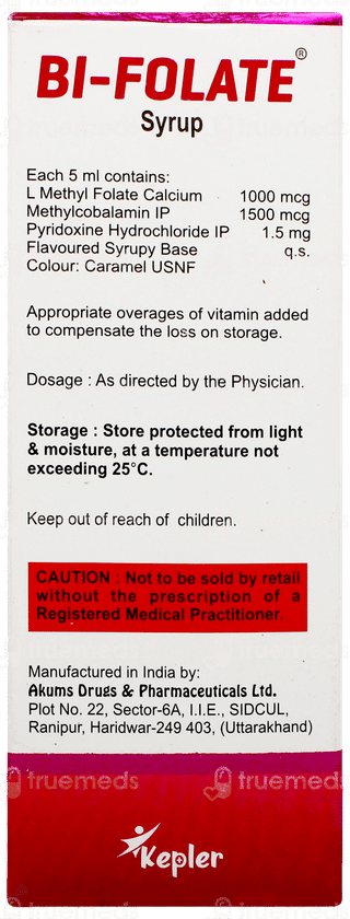 Bi Folate Syrup 100ml