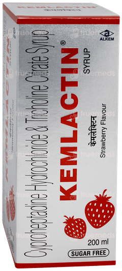 Kemlactin Strawberry Flavour Sugar Free Syrup 200ml