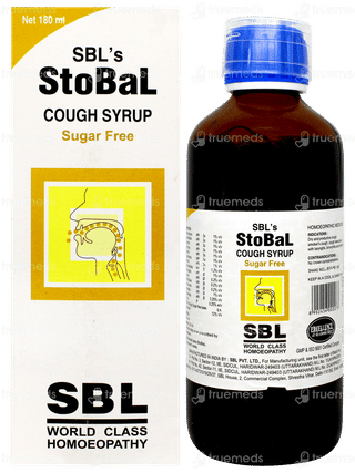 Sbls Stobal Sugar Free Cough Syrup 180ml