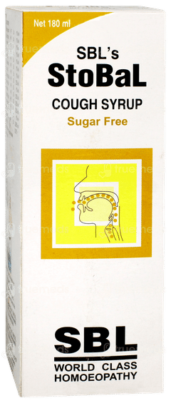 Sbls Stobal Sugar Free Cough Syrup 180ml