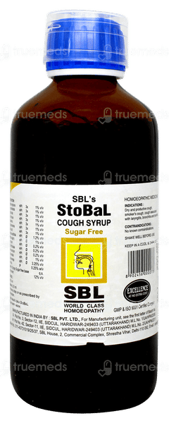 Sbls Stobal Sugar Free Cough Syrup 180ml