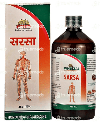 Wheezal Sarsa Syrup 450 ML