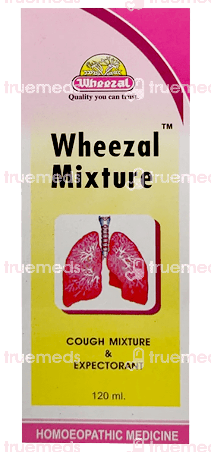 Wheezal Mixture Syrup 120 Ml Uses, Side Effects, Dosage, Price Truemeds