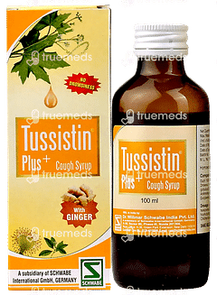 Dr Willmar Schwabe India Tussistin Plus With Ginger Cough Syrup 100 ML