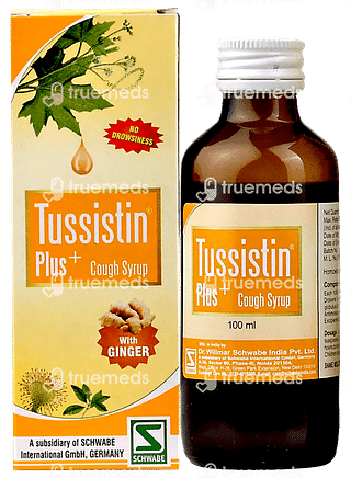 Dr Willmar Schwabe India Tussistin Plus With Ginger Cough Syrup 100 ML