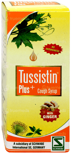 Dr Willmar Schwabe Tussistin Plus With Ginger Cough Syrup 100Ml