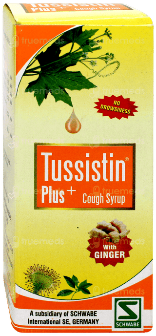 Dr Willmar Schwabe Tussistin Plus With Ginger Cough Syrup 100Ml