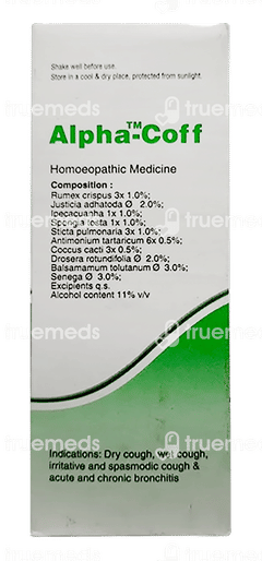 Dr Willmar Schwabe India Alpha Coff Cough Syrup 100 ML Dr Willmar Schwabe India Alpha Coff Cough Syrup 100 ML