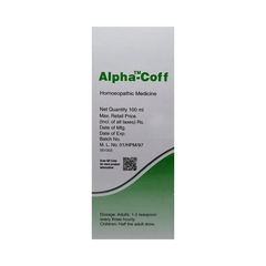 Dr Willmar Schwabe India Alpha Coff Cough Syrup 100 ML