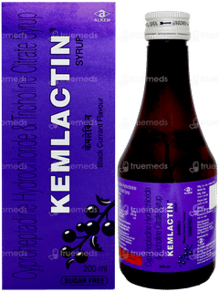 KEMLACTIN BLACK CURRANT FLAVOUR SUGAR FREE SYRUP 200ML